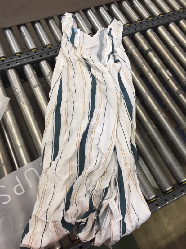 Photo 2 of Addilyn Striped Wrap Tie Waist Dress