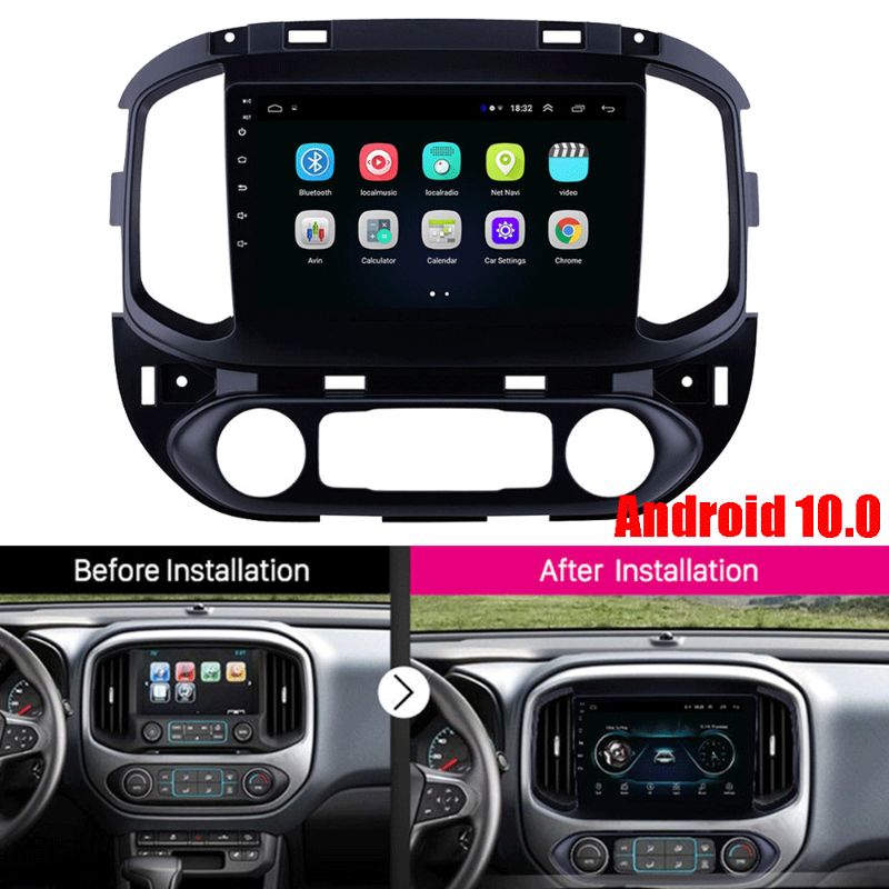 Photo 1 of 9" For 2015-2017 Chevy Colorado Android 10.0 Stereo Radio Player GPS Wifi 1+16GB