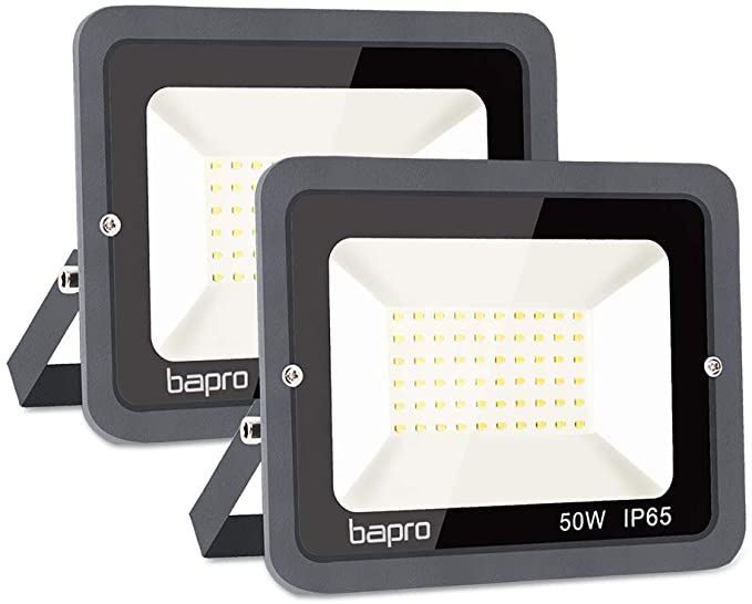 Photo 1 of 2 Pack 50W LED Flood Light Outdoor, 5000LM LED Work Light, IP65