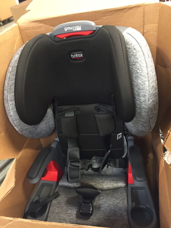 Photo 2 of Britax Grow with You ClickTight Harness-2-Booster Car Seat, Spark - Premium, Soft Knit Fabric [New Version of Frontier]
