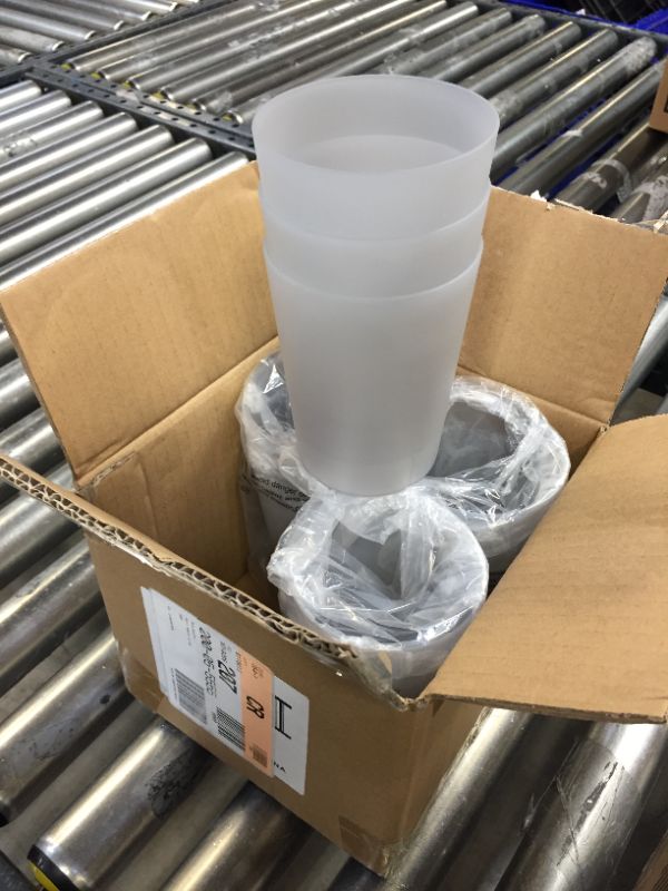 Photo 1 of 18oz Plastic Short Tumbler Gray - Room Essentials™
12PACK