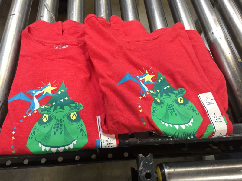 Photo 1 of 2 PACK CHRISTMAS LONGSLEEVE SIZE 12/14 LARGE