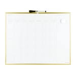 Photo 1 of U Brands Magnetic Dry-Erase White Calendar Whiteboard, 16" x 20", Steel