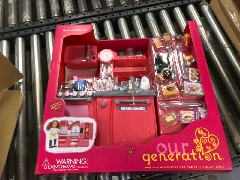 Photo 2 of Our Generation Gourmet Kitchen Accessory Set - Pink

