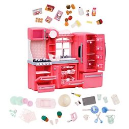 Photo 1 of Our Generation Gourmet Kitchen Accessory Set - Pink

