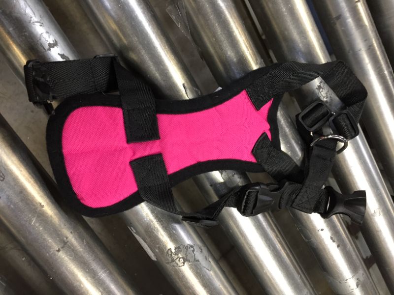 Photo 2 of small pink dog harness