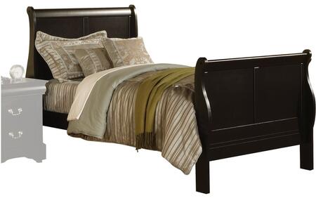 Photo 1 of Acme Furniture 19510T
Louis Philippe III Collection 19510T Twin Size Bed with Sleigh Headboard, Solid Pine Wood and Gum Veneer Construction in Black Finish