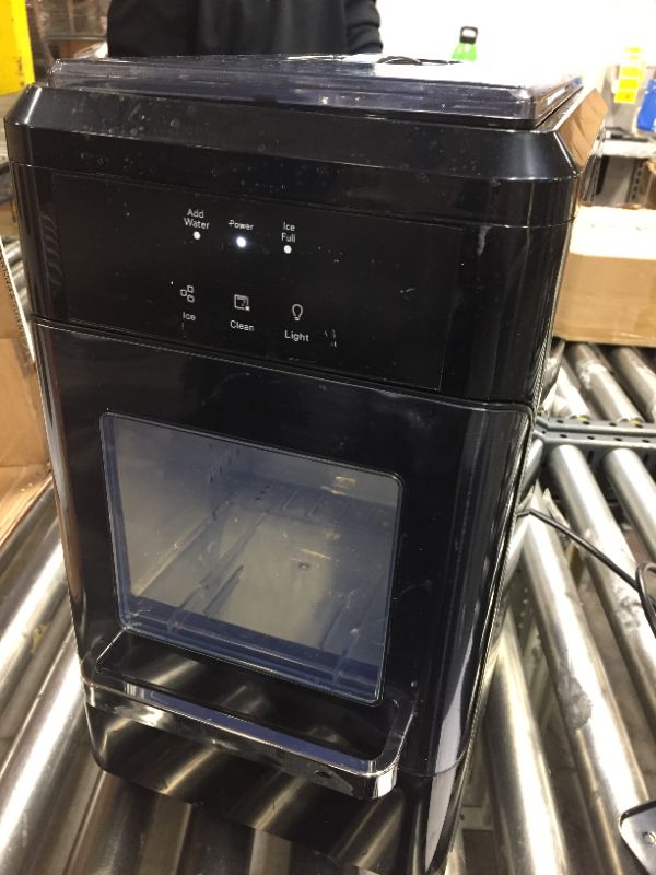 Photo 2 of  FRIGIDAIRE EFIC237-SSBLACK EFIC237 Countertop Crunchy Chewable Nugget Ice Maker, 44lbs per Day, Black Stainless