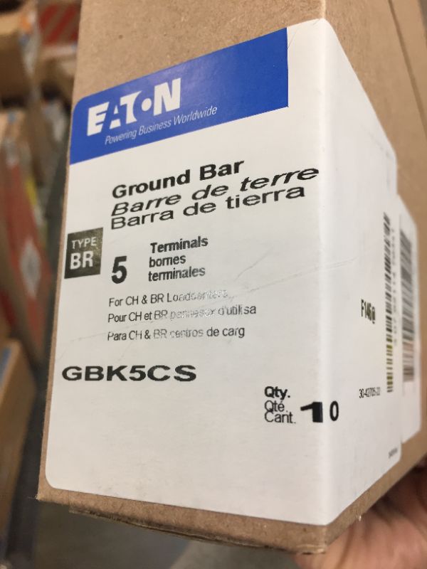 Photo 5 of 10pack Eaton 5-Terminal Ground Bar Kit	