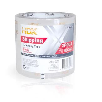 Photo 1 of 1.88 in. x 54.6 yds. Shipping Packaging Tape (16-Pack)
