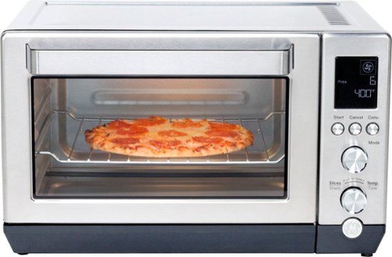 Photo 1 of GE - Calrod 6-Slice Toaster Oven with Convection bake - Stainless Steel
