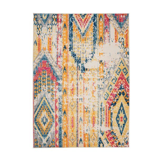 Photo 1 of Bohemian Geometric Modern Multi 3'3"x5' Area Rug
