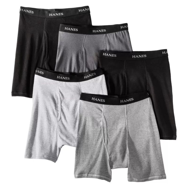 Photo 1 of  Hanes Premium Men's 5pk Boxer Briefs - Colors May Vary L