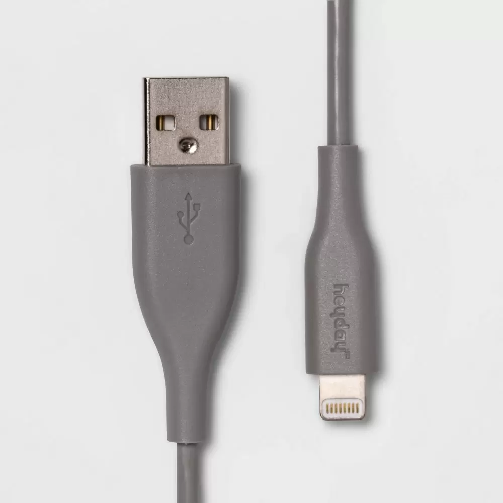 Photo 1 of  heyday 3' Lightning to USB-A Round Cable - Wild Dove