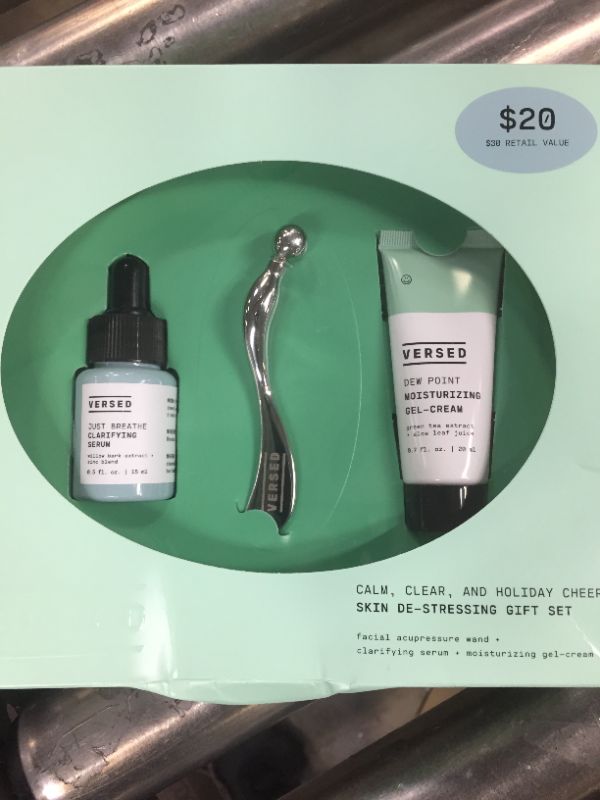 Photo 2 of  Versed Calm Clear & Holiday Cheer Skin Destressing Gift Set - 3pc