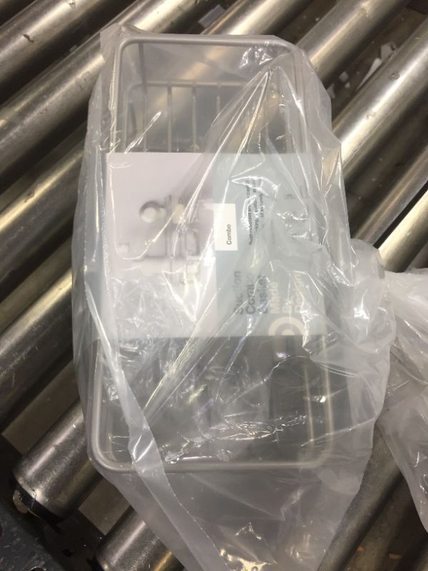 Photo 1 of  Wire Combo Suction Basket Matte Satin - Made By Design