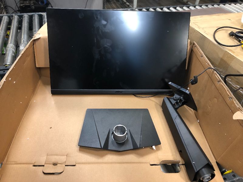 Photo 2 of MSI QHD Rapid-IPS Quantum DOT Gaming Non-Glare Super Narrow Bezel 1ms 2560 x 1440 165Hz Refresh Rate Adjustable Arm G-Sync Compatible 27” Gaming Monitor (Optix MAG274QRF-QD)
** NONFUNCTIONAL **