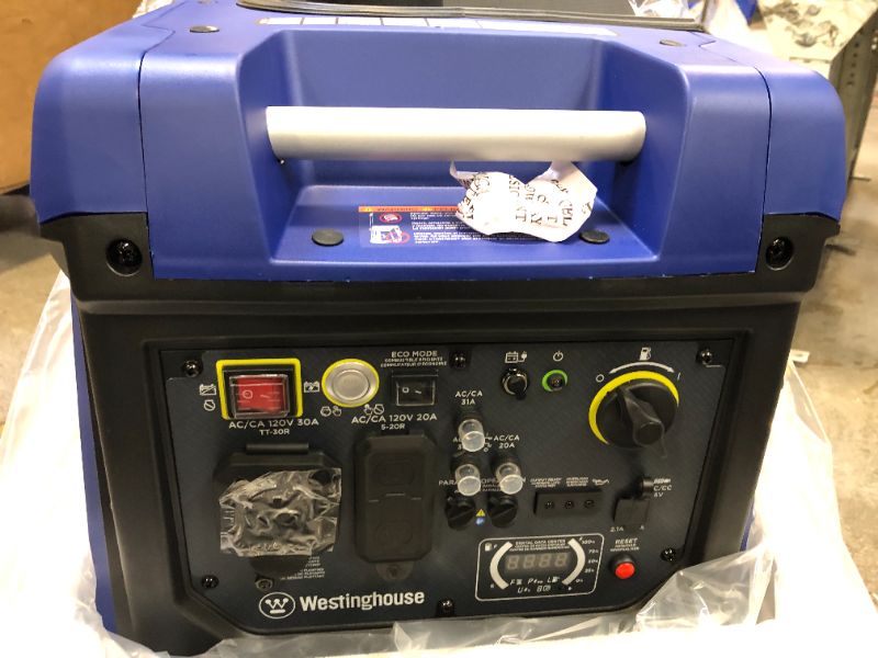 Photo 1 of Westinghouse iGen4500 Electric Start Portable Inverter Generator 3700 Rated & 4500 Peak Watts