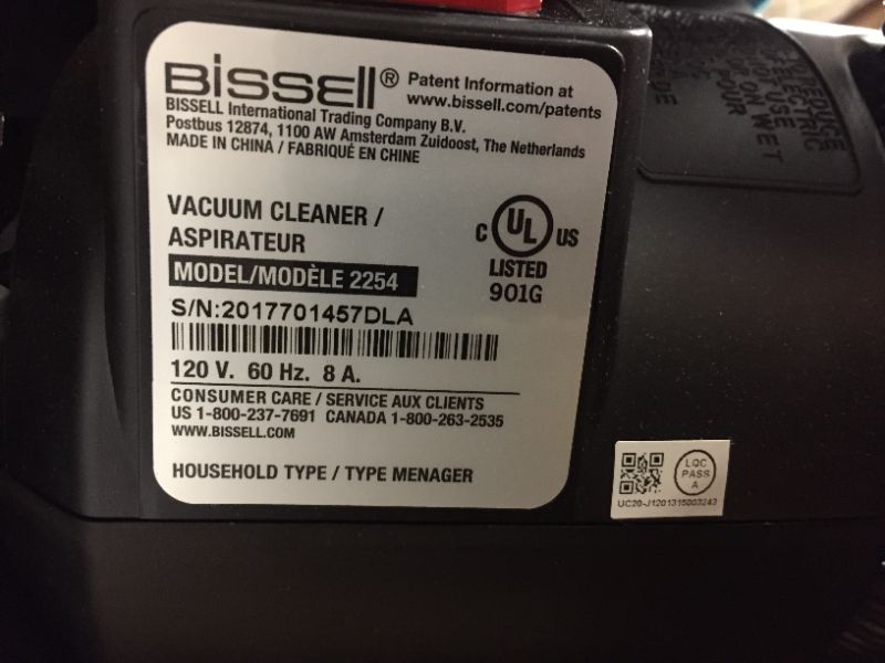 Photo 3 of Bissell Cleanview Swivel Rewind Pet Upright Bagless Vacuum Cleaner
(( OPEN BOX ))
** NORMAL USE **