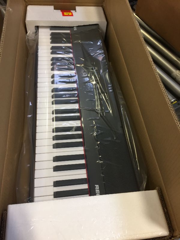 Photo 2 of Digital Piano Bundle - Electric Keyboard with 61 Semi Weighted Keys, Built-In Speakers and Sustain Pedal – Alesis Recital 61 and M-Audio SP-2