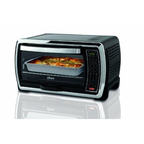 Photo 1 of Oster Large Digital Countertop Convection Toaster Oven, Black & Stainless Steel