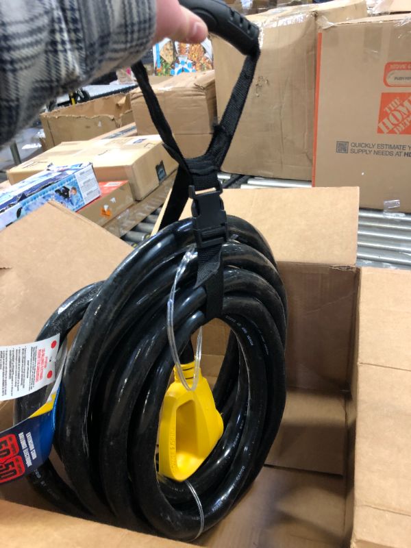 Photo 3 of Camco RVG 30 ft. Extension Cord with Handle