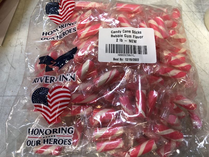 Photo 1 of 2 lb candy cane sticks mini size