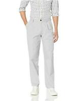 Photo 1 of Essentials Men's Slim-Fit Wrinkle-Resistant, Light Grey, Size 34W x 32L wM7f  
