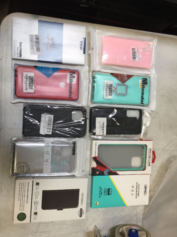 Photo 1 of 10 pack of phone cases various phones and phone types