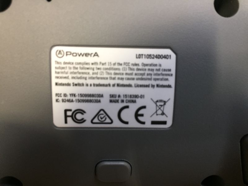 Photo 5 of PowerA Enhanced Wireless Controller for Nintendo Switch - White

