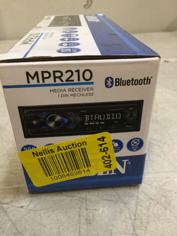 Photo 1 of JENSEN MPR210 7 Character LCD Single DIN Car Stereo Receiver