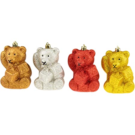 Photo 3 of 2 Bear Christmas Tree Ornaments 4 Pack