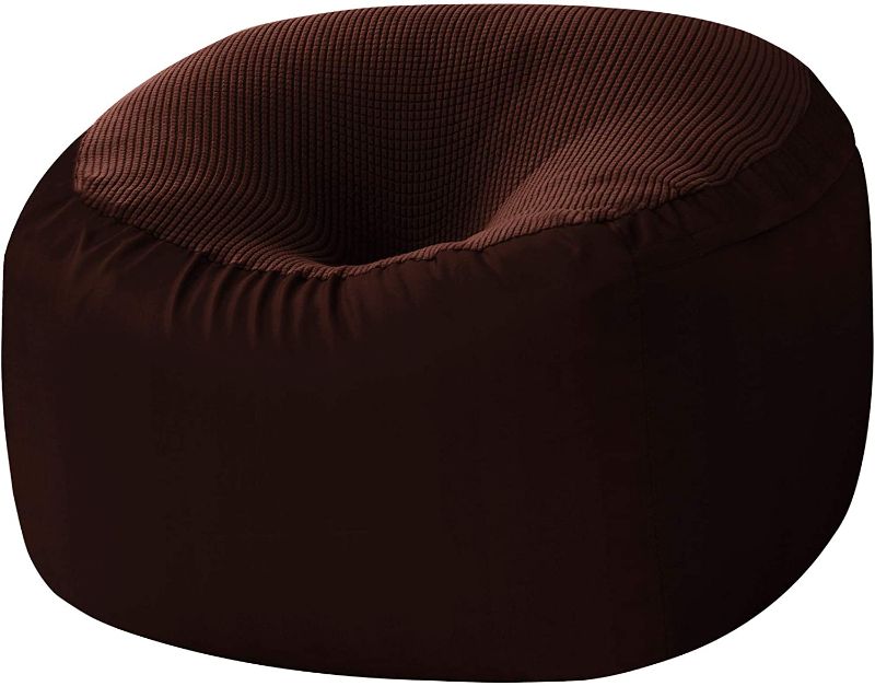 Photo 1 of  Spandex Bean Bag Chair Cover Large 31.5"x31.5"x17.5",Chocolate