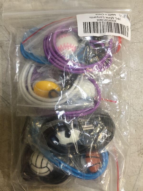 Photo 1 of 7pack of face mask lanyards 