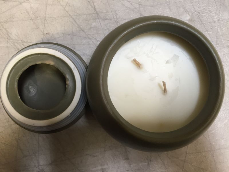 Photo 1 of 12.5oz Ceramic Sphere Jar Bergamot and Peppercorn Candle - Threshold™ 
