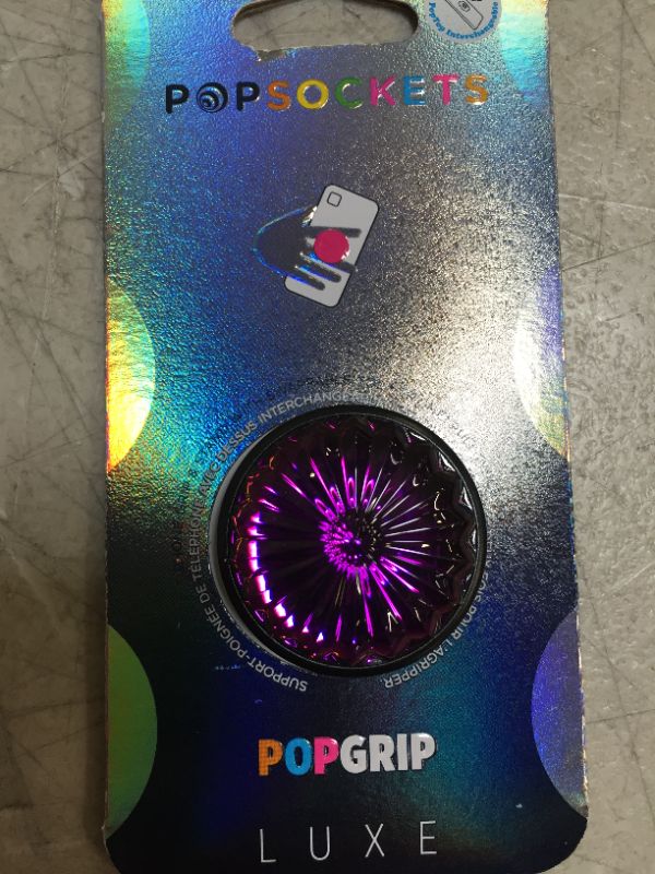 Photo 1 of PopSockets PopGrip Cell Phone Grip & Stand - Deco Purple Rainbow
