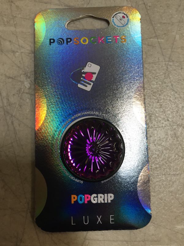 Photo 1 of PopSockets PopGrip Cell Phone Grip & Stand - Deco Purple Rainbow
