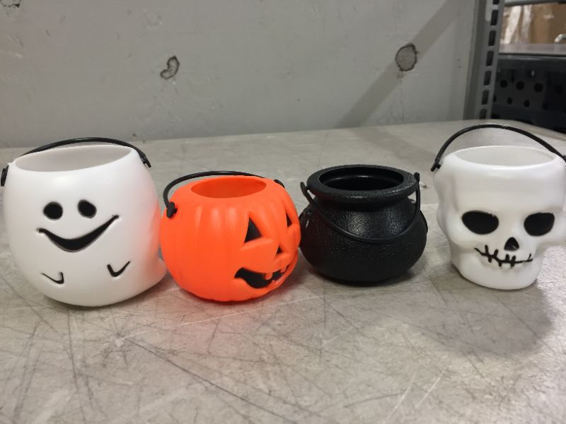 Photo 3 of 12pcs Halloween Pumpkin Candy Bowl Holder