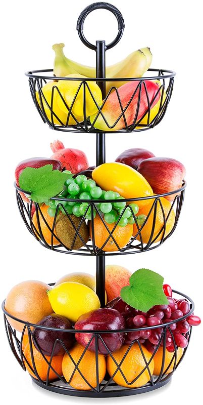 Photo 1 of 3-tier fruit basket