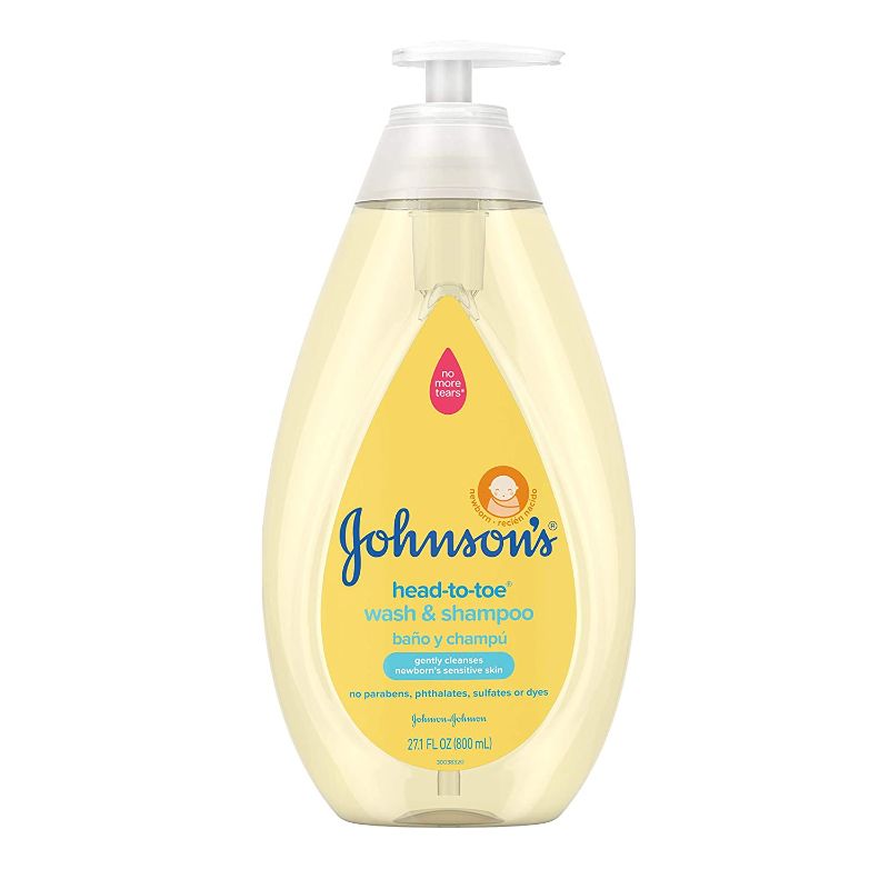 Photo 1 of 2 Johnson's Head-to-Toe Gentle Tear-Free Baby & Newborn Wash & Shampoo, 27.1 fl. Oz
