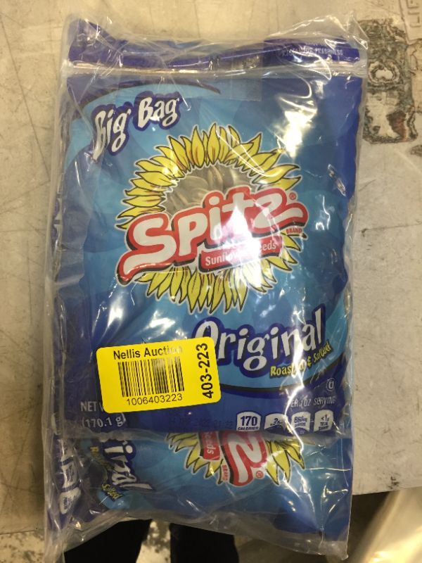 Photo 3 of 3 Spitz Sunflower Seeds, Salted, 6 oz BB 14MAR2022
