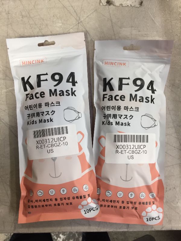 Photo 2 of 2 Kids Disposable Face Masks 10pcs each 