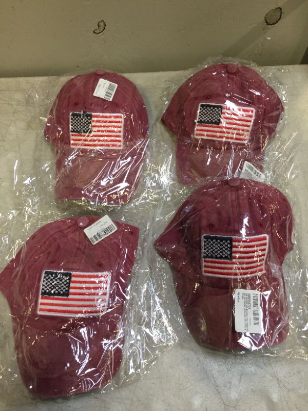 Photo 1 of 4 American flag hats 