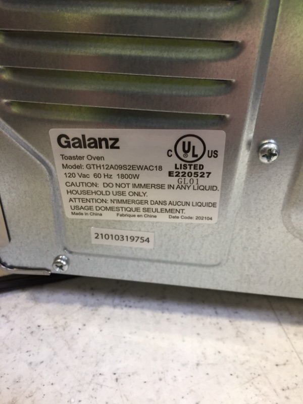 Photo 4 of Galanz 25L Digital Toaster Oven with Air Fry - Stainless Steel