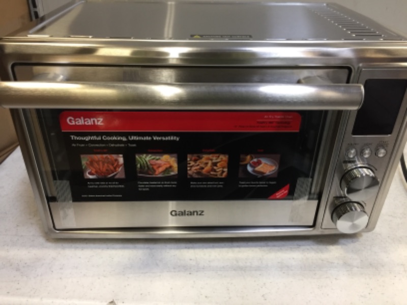 Photo 2 of Galanz 25L Digital Toaster Oven with Air Fry - Stainless Steel