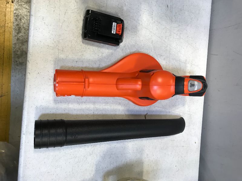 Photo 1 of BLACK+DECKER - 20V MAX Cordless Blower/Sweeper with POWERBOOST (LSW321)
