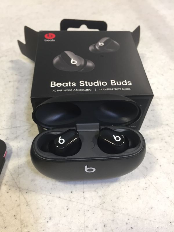 Photo 2 of Beats Studio Buds True Wireless Noise Cancelling Earphones, Black (new open package)