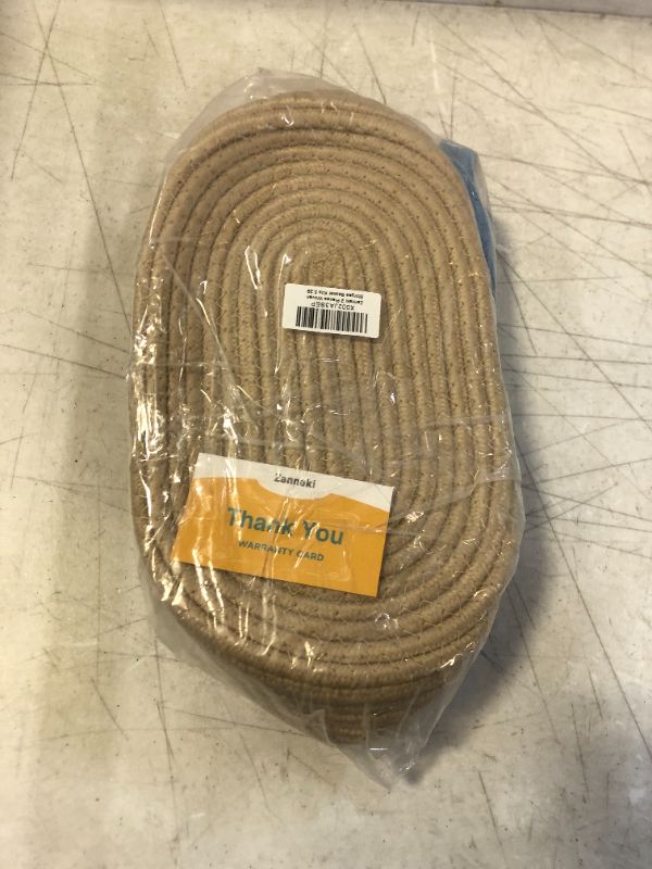 Photo 2 of zannaki woven storage basket 2 pack cotton rope