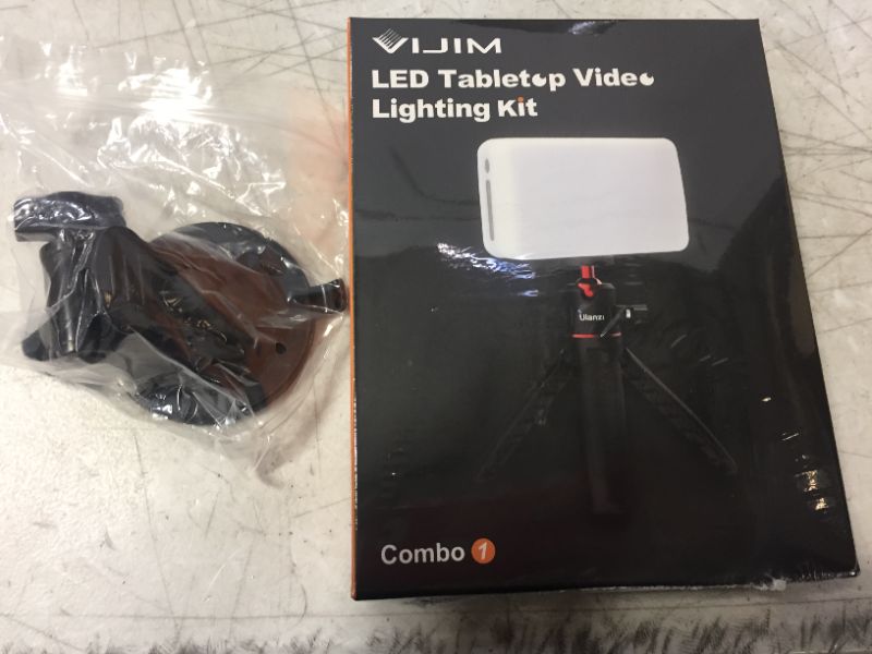 Photo 2 of VIJIM Video Conference Lighting Kit,Zoom Lighting for Computer Video Conferencing with Suction Cup and Tripod Stand,Computer Laptop Lamp for Zoom Calls/Remote Working/Online Meeting