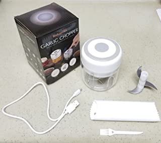 Photo 1 of 3rd Generation Electric Mini Garlic Chopper Food Processor Kitchen Gift Comes With Box Free Brush Garlic Roller 250ml 8.5oz